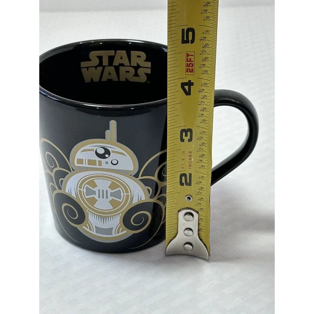 Lucas Film Star Wars Coffee‎ Tea Mug Black BB-8 Cup Force Awakens Jedi
